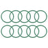 uxcell Fluorine Rubber O-Rings, Green, Pack of 10, 29mm OD, 25mm ID, 2mm Width FKM Seal Gasket