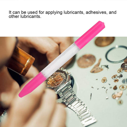 Pink Oil Pen for Easy Lubrication - Ideal for Gears and Adhesives