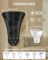 GU10 5W 3000K Bulb, GU10 360Rotatable, AC110-130V Wall Spotlight Plug in Sconces Up Lights Indoor with Warm White Light