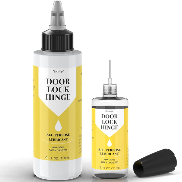 Qucship Door Hinge Lubricant kit | 4 oz + 1 oz Needle Combo,