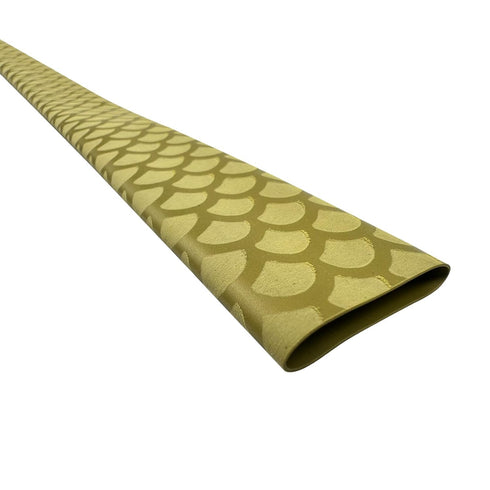Accering Heat Shrink Tubing, Fishscale Pattern for Fishing Rod Wrap Grip and Kitchen Supplies (f25mm, L3.3ft, Brown