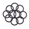 Othmro 10pcs Nitrile Rubber O-Rings, 4mm Wire Dia 35mm OD for Oil or Air Sealing, Professional Plumbing