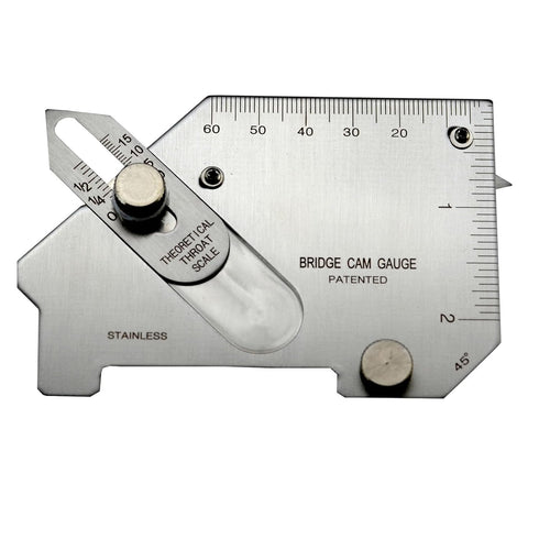RIVERWELD Bridge Cam Gage Test, Ulnar Welding Inspection Gauge for Checking Weld Throat Size