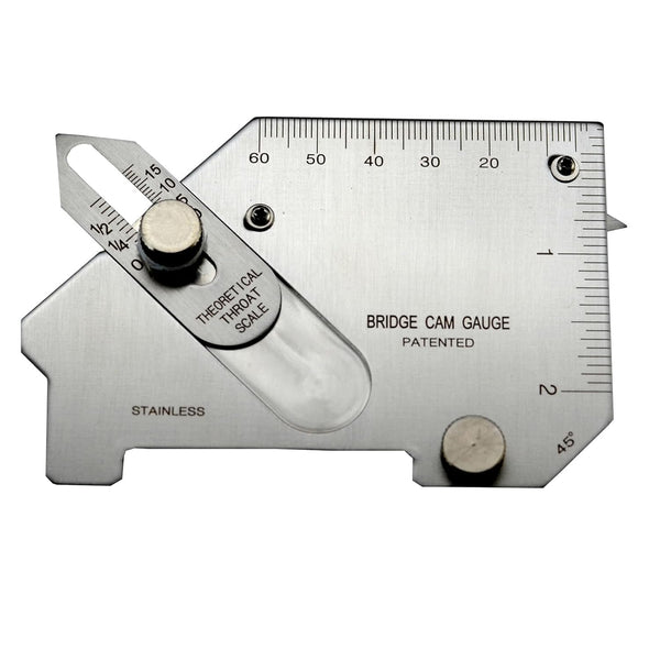 RIVERWELD Bridge Cam Gage Test, Ulnar Welding Inspection Gauge for Checking Weld Throat Size