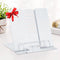 MSDADA Desk Book Stand: Adjustable Metal Cookbook Holder for Recipes and Textbooks
