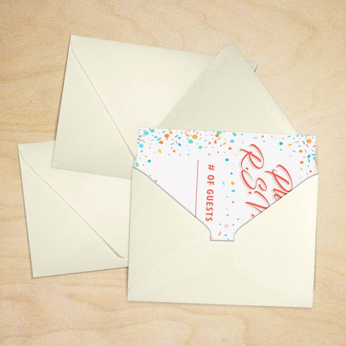 LUXPaper 4Bar A1 Contour Flap Invitation Envelopes, Natural, 50 Qty