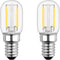 Yi Lighting T22 T7 1W LED Night Light Bulbs, E12 Base, 150lm, 15W Equivalent, Himalayan Salt Lamp Bulb, 2