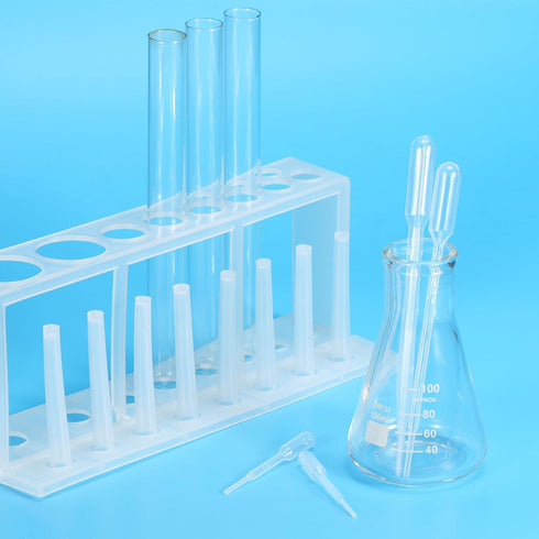 PATIKIL 100pcs Disposable Transfer Pipettes, 3ml LDPE Plastic Individually Wrapped for Lab Liquid Transfer