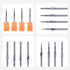 4Pcs/Pack R0.25~1.0 1/8" SpeTool Assorted Tip Tapered End Mill Cone Ball Nose Carbide Bit CNC Cutter for Carving