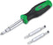 SK 6-in-1 Screwdriver, All in One Multi-bit Magnetic Tool with S2 Steel SureGrip Handle