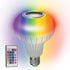 SKYLAR LED Color Changing Light Bulb with Bluetooth Speaker, E26 Standard Socket, 4 Light Modes with Remote Control