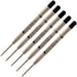 Monteverde Capless Gel Ballpoint Refill, Fits Parker Ballpoint Pens, Bold Point (Bulk Packed) (Black)