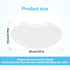 Elegaperma 100 PCS Shower Visor, Disposable Shower Face Shield, Wide-Coverage Showers Eye Shield with Adhesive for Lash