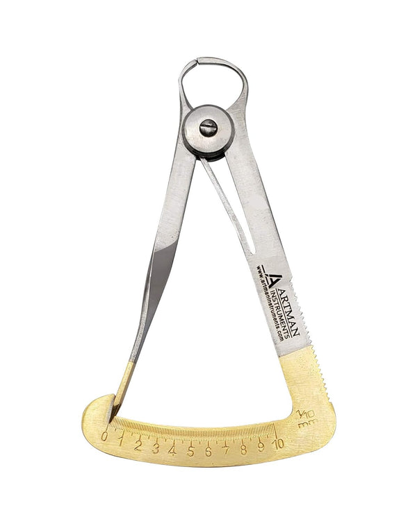 Dental Wax Caliper to Measure Wax Sheet Thickness from 0-10mm, for Rubber, Metal, or Leather Sheets by ARTMAN
