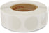 MESS Clear Round Labels, 1 Inch (1,000/Roll) – Transparent Sealing Dots, Wafer Tab Seals, Envelope Seal Stickers