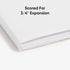 Smead FasTab Hanging File Folder, Letter Size, White, 20 per Box with 1/3-Cut Built-in Tab
