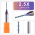 1/16 Inch 1/4 Inch SpeTool Down Cut CNC Router Bits Shank Carbide Spiral Downcut End Mill for Wood Inlay Slot Carving
