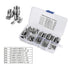 50Pcs Quick Thread Insert with Storage Case, M3 Self Tapping Thread Insert, Stainless Steel Repair Tool