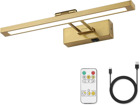 Wireless Picture Light Battery Operated with Remote LED Art Lights for Paintings