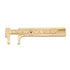 Jeanoko Double Scale Vernier Calipers, Brass Sliding Gauge, Handy Measuring Tool for Jewelry, mm/inch