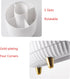 Desk Pencil Pen Holder, 5 Slots, 360° Degree Rotating Organizer, Desktop Storage for Office School Home