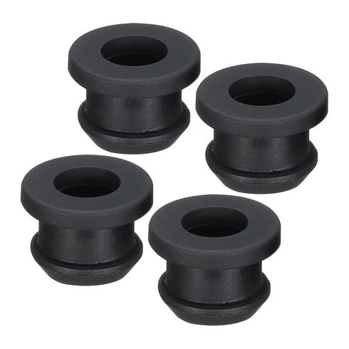 MECCANIXITY 4Pcs Snap Rubber Grommet Plug Mount, Dia 10.5mm ID 7.5mm Seal for Electrical Box Cable Pipe