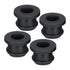 MECCANIXITY 4Pcs Snap Rubber Grommet Plug Mount, Dia 10.5mm ID 7.5mm Seal for Electrical Box Cable Pipe