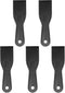 5pcs Putty Knives, 2" Width, 6mm Thin Flexible Plastic Scrapers for Taping, Drywall, Painting, Wall Scratching