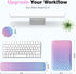 Ospelelf Keyboard Wrist Rest Pad for Computer, Ergonomic Large Mouse Pad with Wrist Support, Office Arm Rest, Purple