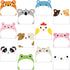 Yinder 24 Pads Cute Sticky Notes, Cartoon Sticky Kawaii Sticky Notes, Fun Notepads for Office Home Kids Students