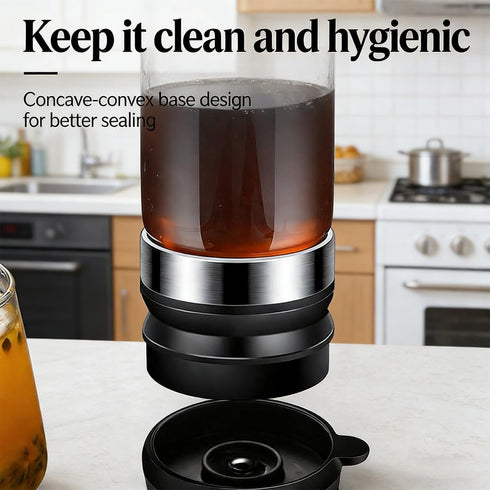 EAOEIHD 2026 12Oz Upgrade Honey Dispenser No Drip with Base, Multipurpose Honey Glass Bottle, Glass Honeys and Syrup