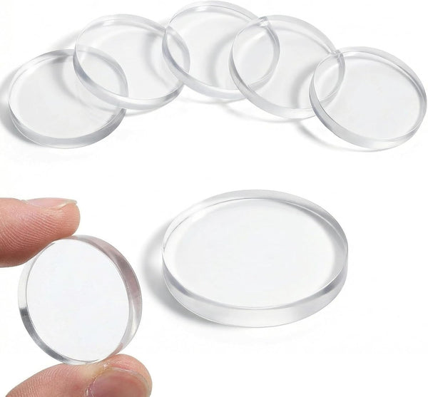Dplolng Clear Anti Slip Bumper Pads, 20PCS Glass Table Top Bumper, Non Adhesive