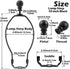 Asjeumt 10 Inch 2 Set Lamp Harp, Black Lamp Harps and Finial, Metal Lamp Shade Harp Holder, DIY Detachable Lampshade
