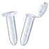 2ml Sterile Microcentrifuge Tubes - Pack of 500 with Safe-Lock Cap, Round Bottom Centrifuge Tubes