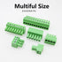 5 PCS 8 Pin 2.54mm Pitch Screw Terminal Block Connector for 26-18AWG, Pluggable Quick Male Plug