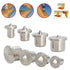 8 Pcs Wood Dowel Tenon Centers, Dowel Pin Set for Woodworking Craft Steel Tools