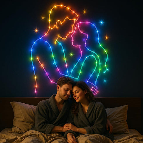 66ft 200 16 8 LED Waterproof String Lights, Color Changing Outdoor/Indoor Rope Lights Plug in with Remote, Colors