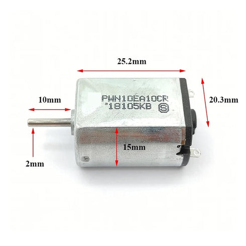 CFNXKTWBR 1pc PWN10EA10CR 130 6V 9V 12V 12500RPM 20mm Mini Motor High Speed Micro Electric Motor DIY Toy Car Boat Model