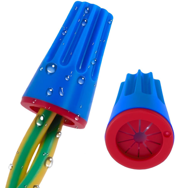 Hzopcw 10pcs Waterproof Wire Electrical Connectors, Low Voltage Wire Connector for 22AWG-14AWG, Cable