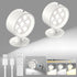 Cnlux Set 4400mAh Dimmable 360 Wireless Wall Sconces of Two, Rechargeable Battery Operated Sconces with Remote & Touch