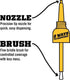 Gorilla Super Glue Gel 15g and Super Glue Brush & Nozzle 10g Combo