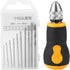 Micro Mini Hand Drill Tool Set with 10 Drill Bits, 0.8-3.0mm Precision Pin Vise for Woodworking Jewelry