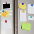 Magnetic Board Frameless Stainless Iron Strips, Magnetic Bulletin Bar Board with 10 Colorful Magnets for School Office