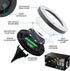 ZGWJ Solar Ground Lights - 8 LED Waterproof Garden Lights for Yard Walkway Patio Lawn Decoration