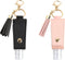 Cbhoktyue 2 Pcs Hand Sanitizer Holder Keychain, Portable Empty Squeeze Bottles Hand Sanitizer