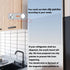 Note Board Refrigerator Dry Erase Board Magnetic Clear 15”x11", Includes 4 Dry Erase Markers (White)
