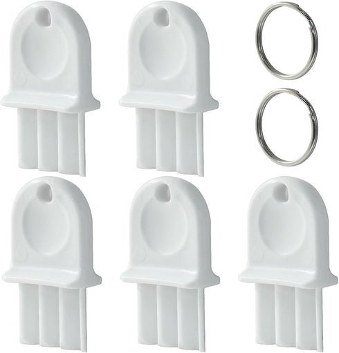 Kemcatui 10Pcs Paper Towel Dispenser Key, Waffle Toilet Paper Key Tissue Dispenser Key