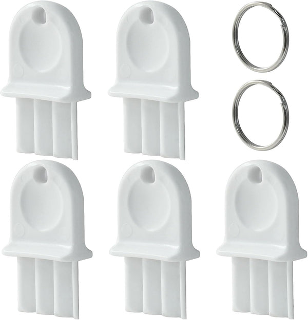Kemcatui 10Pcs Paper Towel Dispenser Key, Waffle Toilet Paper Key Tissue Dispenser Key
