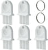 Kemcatui 10Pcs Paper Towel Dispenser Key, Waffle Toilet Paper Key Tissue Dispenser Key