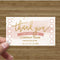 Blue Skies Plus Customize YOUR COMPANY Thank you Loyalty Punch Business Cards Personalized with your